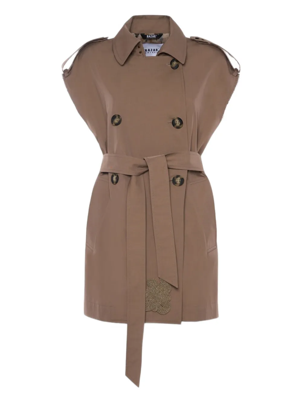 

Пальто без рукавов Bazar Deluxe, коричневый
