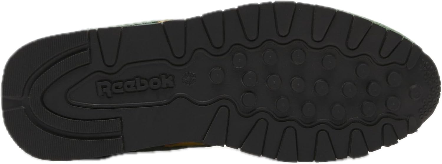 Кроссовки Reebok Classic Nylon (Little Kid), зеленый/голубой/золотой — фото 4
