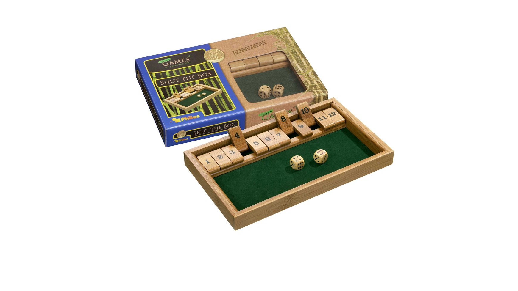 

Shut the box, 12 предметов, бамбук
