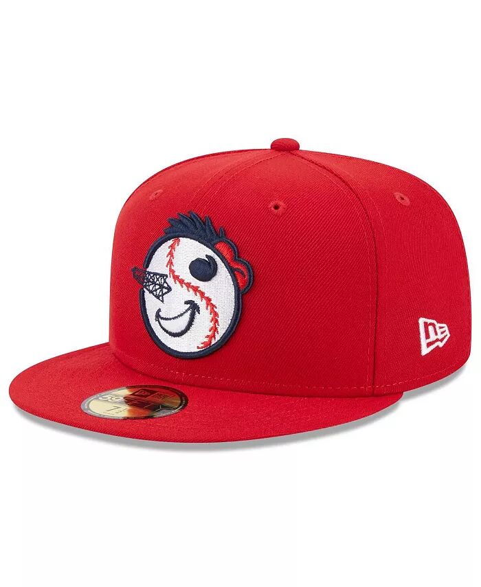 

Мужская красная шляпа Tulsa Drillers Authentic Collection Alternate Logo 59FIFTY Fitted Hat New Era