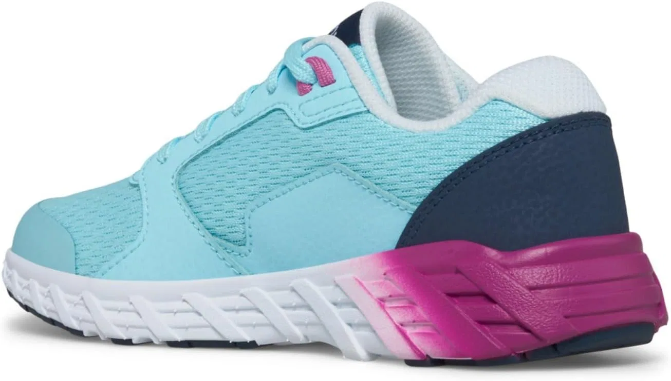 Детские кроссовки для девочек Wind 2.0 Saucony, Blue/Pink — фото 4