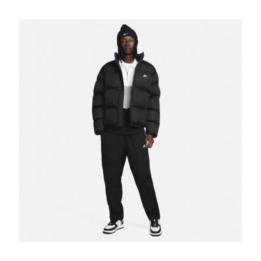 Мужская куртка-пуховик Nike Club PrimaLoft, Черный — фото 4
