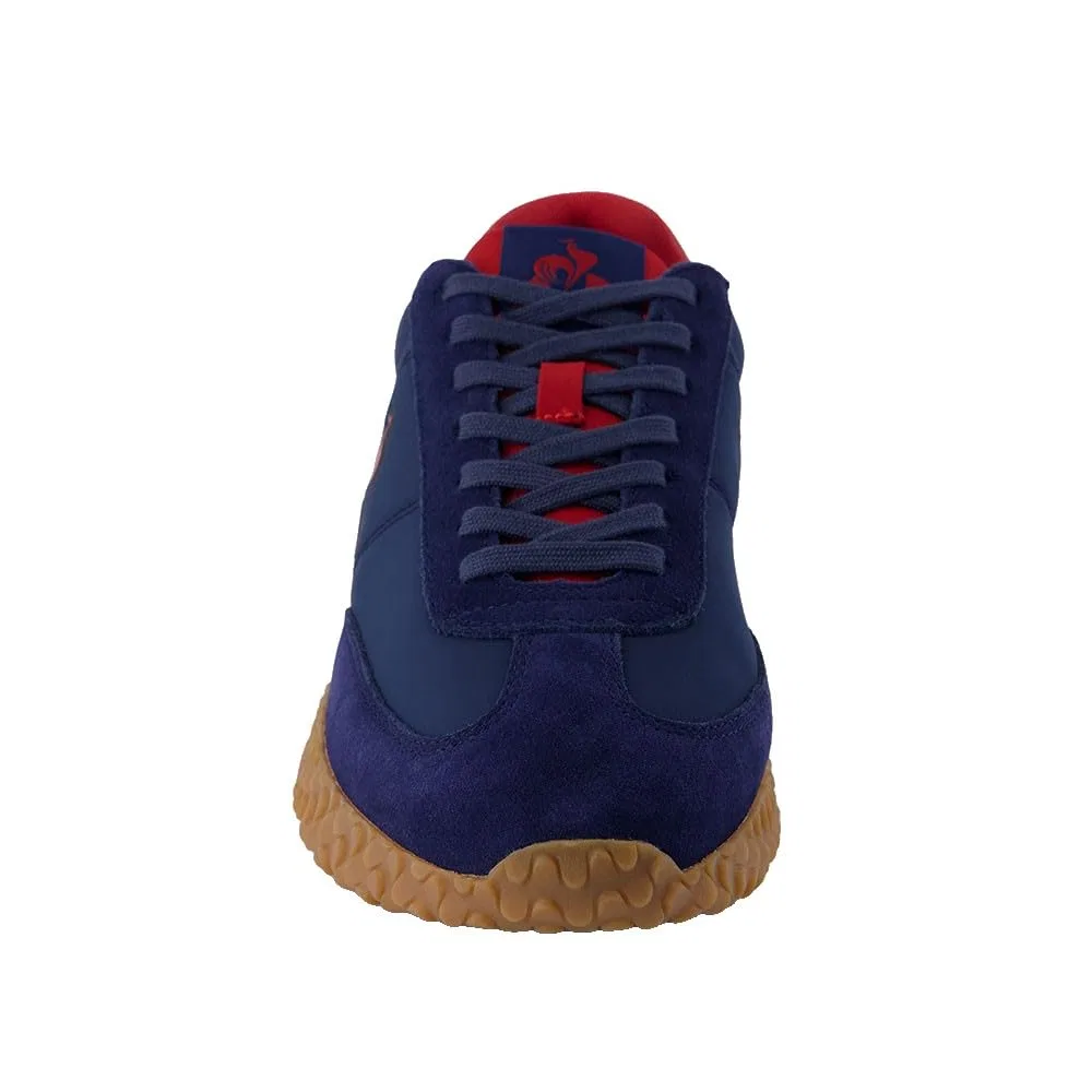 Детские кроссовки для девочек с ретро-дизайном Veloce I Le Coq Sportif, Blue Rio — фото 4