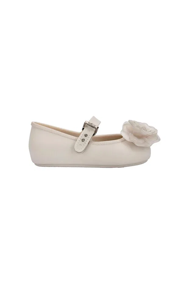 Детские балетки для девочек с принтом Mini Melissa, Beige — фото 2