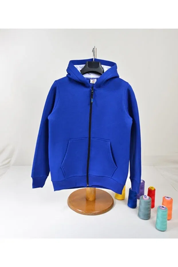 Детский кардиган на молнии из толстого флиса Saks Blue Kidspitircik, Saks Blue