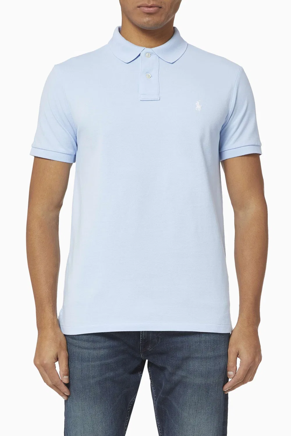 Футболка поло с логотипом Polo Ralph Lauren, синий