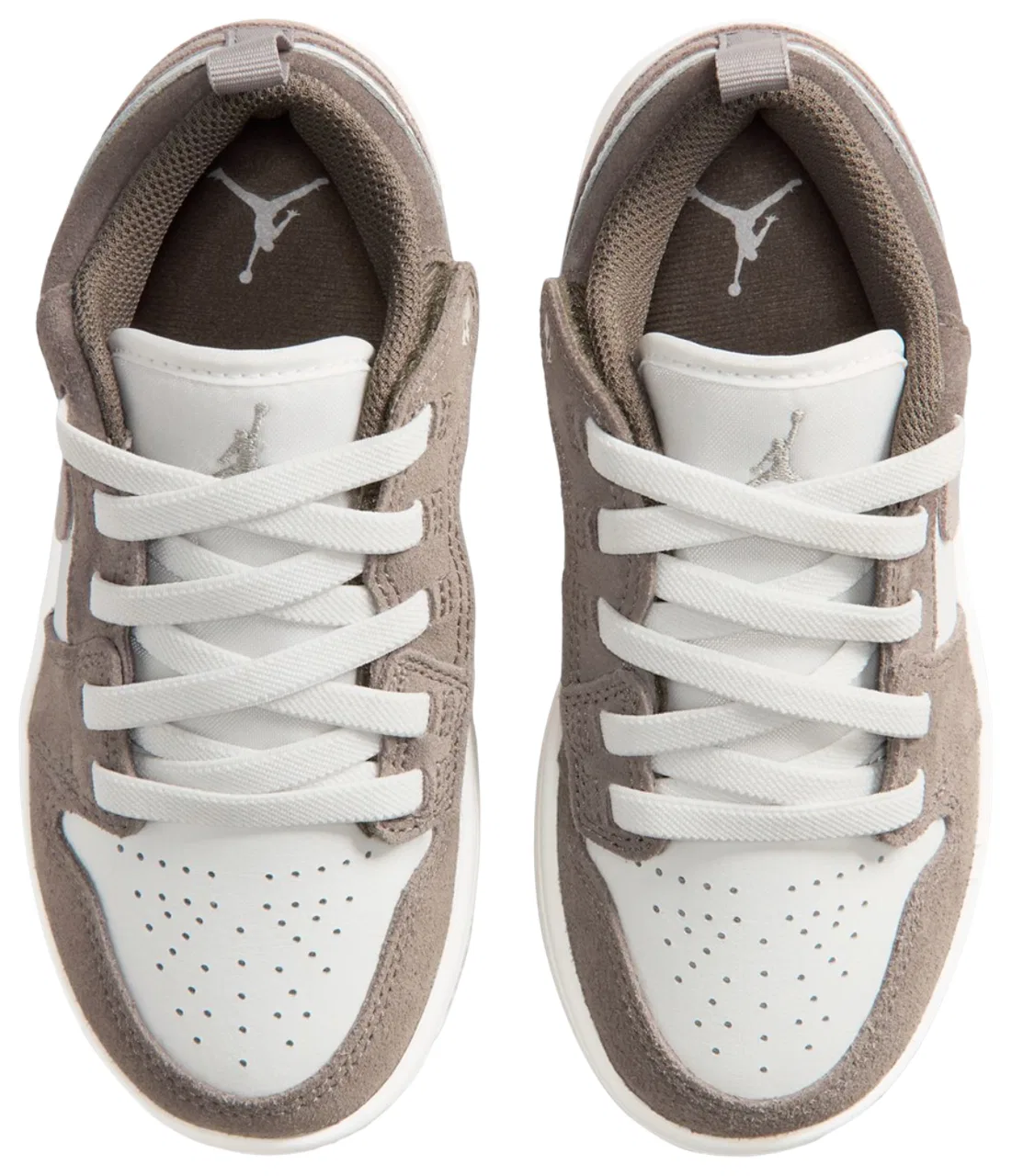 Кроссовки для мальчиков AJ 1 Low Jordan, цвет Olive Grey/Summit White/Enigma Stone — фото 4