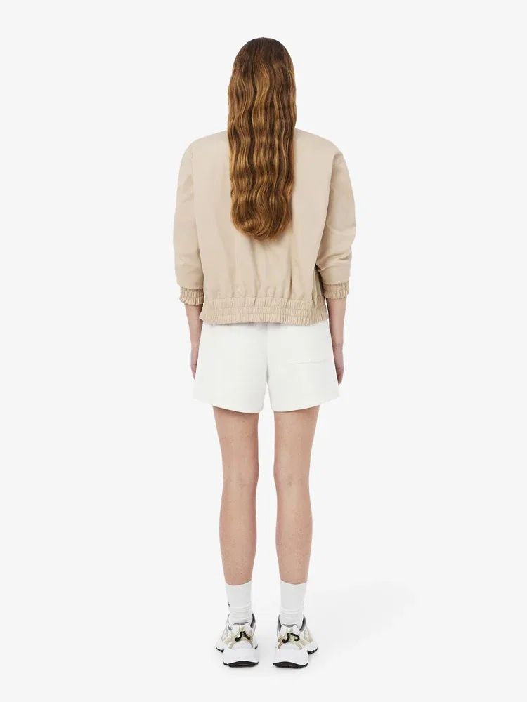 Шорты LACOSTE Double Face Pique, White — фото 3