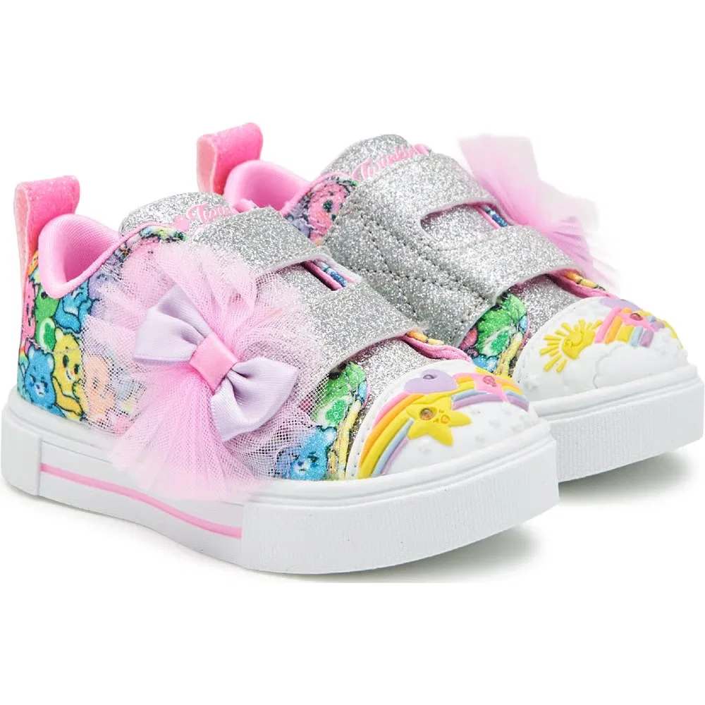 Кеды светящиеся Care Bear Skechers, Silver Care Bear