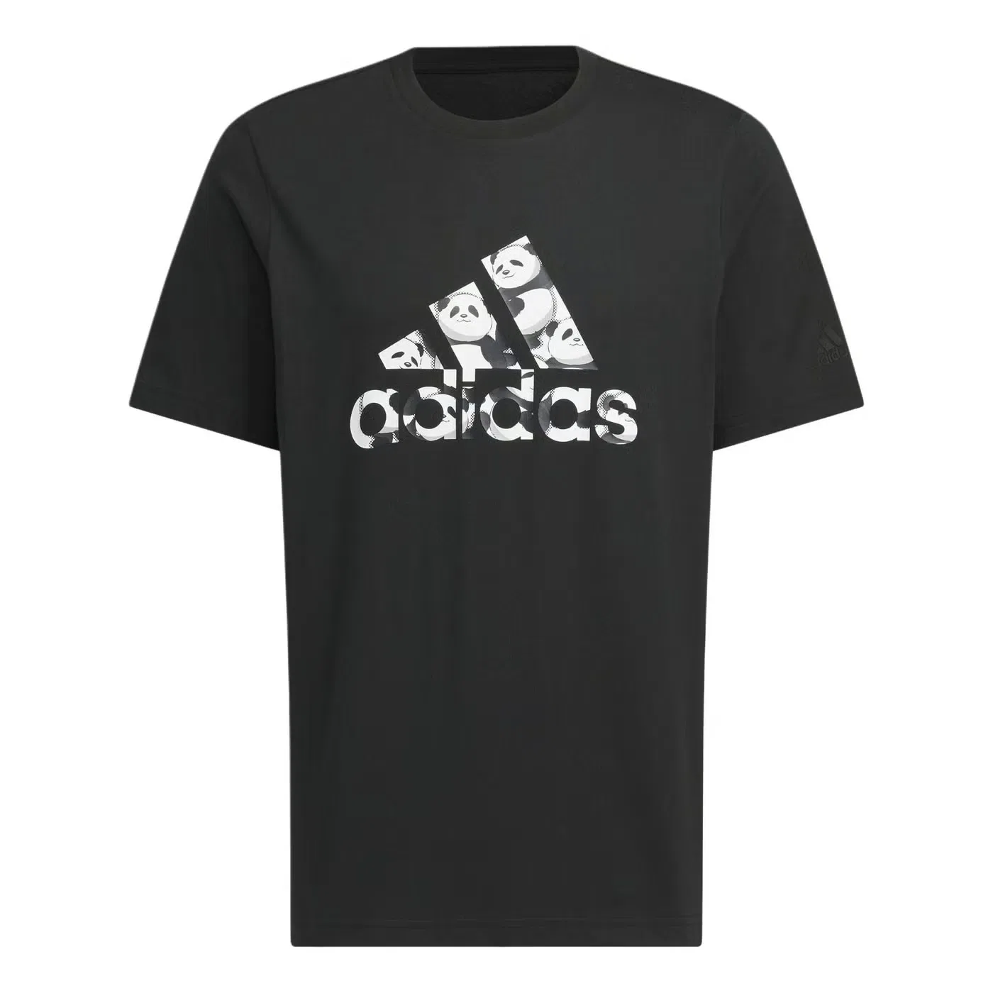 Футболка с принтом China Adidas, черный