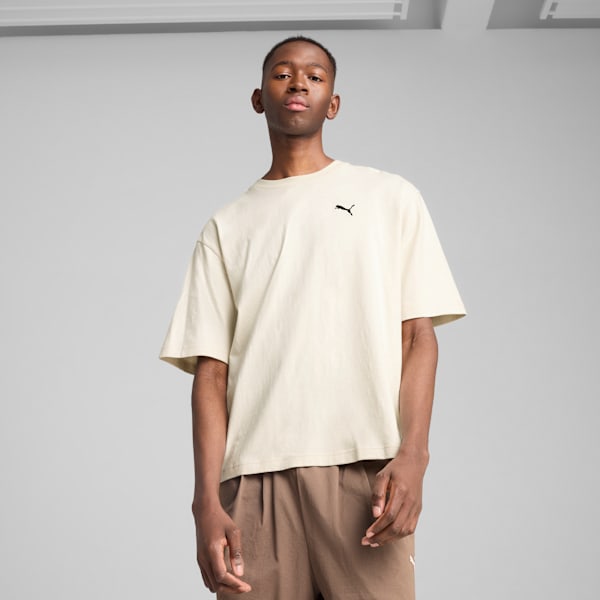 

Мужская свободная футболка Puma Wardrobe Essentials, белый