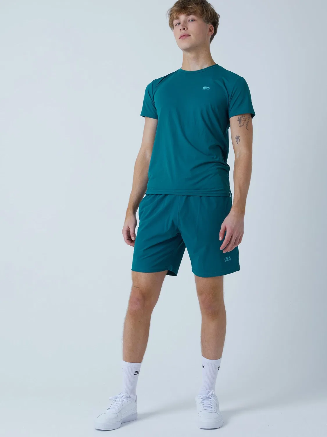 Спортивные шорты Sportkind Regular Workout Pants Shorts regular, темно-бирюзовый — фото 2