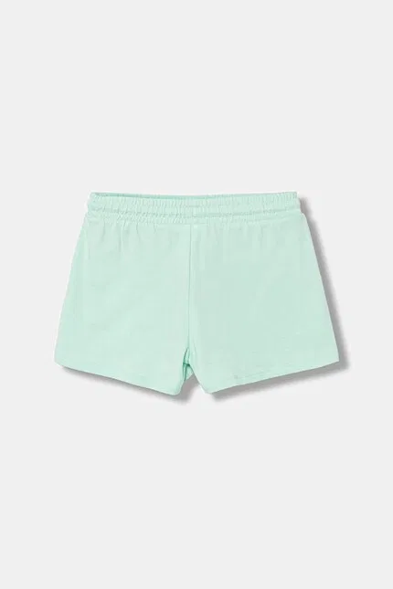 Шорты спортивные из хлопка United Colors of Benetton, бирюзовый — фото 2