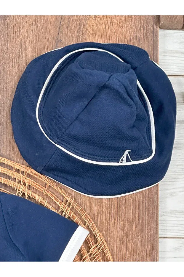 Детский комбинезон для мальчиков с вышивкой Sail, Generic Brands, Navy Blue — фото 4
