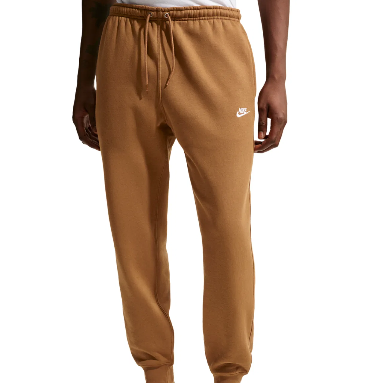 Мужские брюки Club Joggers Nike, цвет Ale Brown/White/Ale Brown