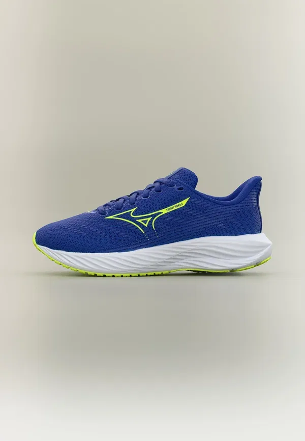 Кроссовки беговые Enerzy Rider Jr Unisex Mizuno Surf the Web, Lightning Yellow, желтый