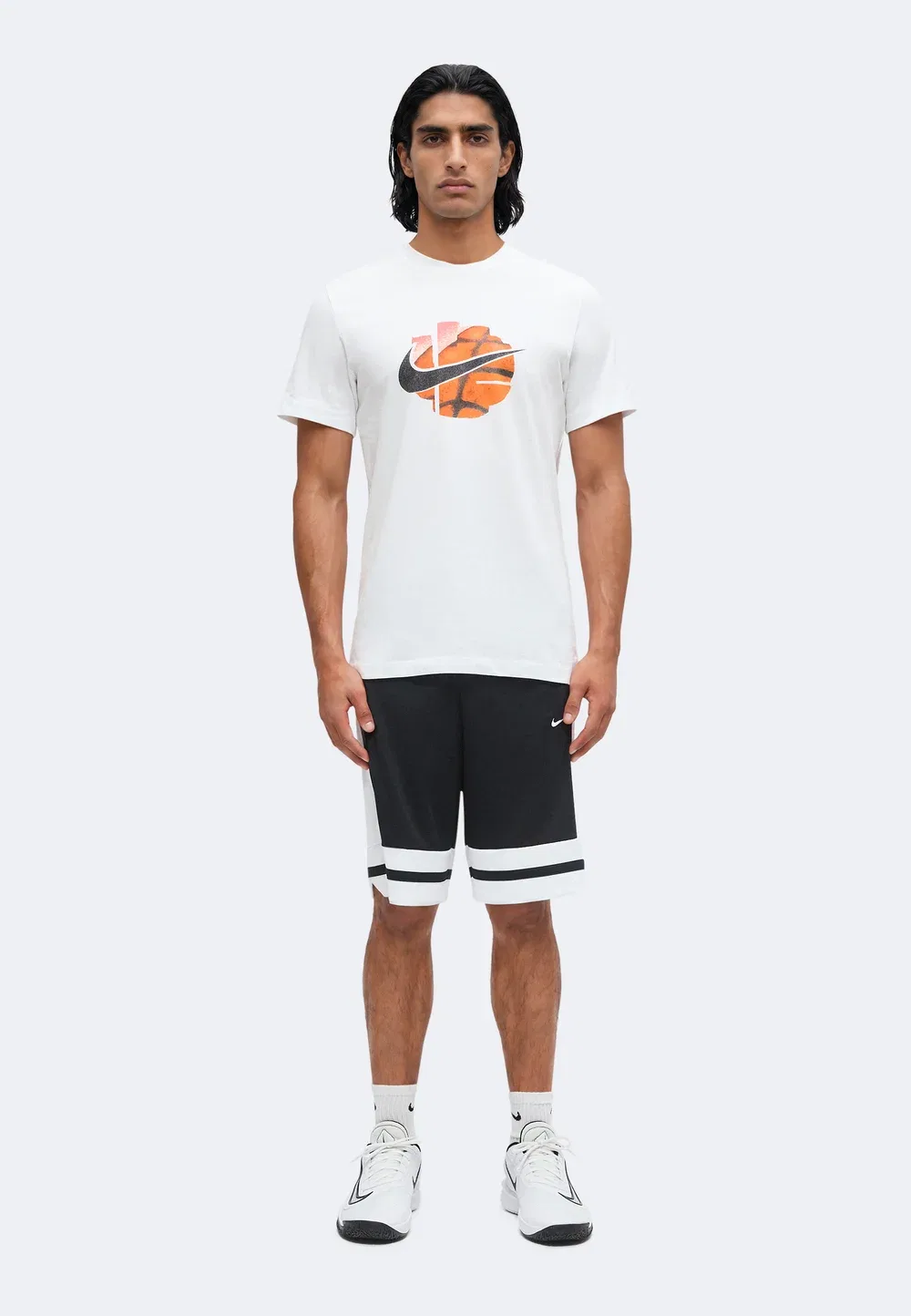 Футболка Tee Asbury с принтом Nike Performance, White — фото 2