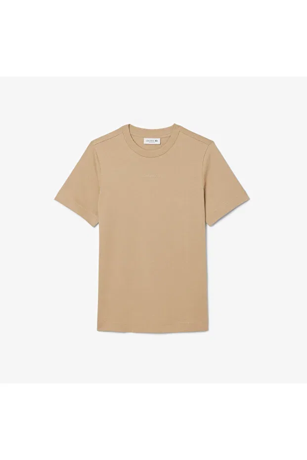 Футболка Lacoste Cream с принтом — фото 3