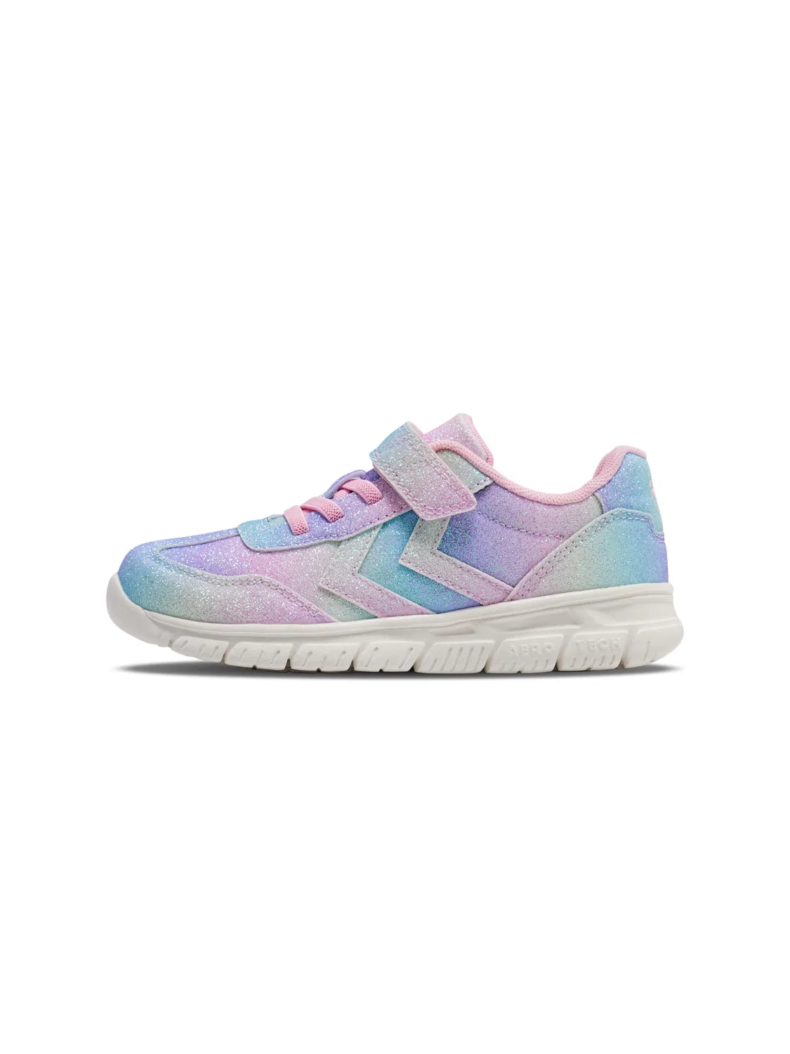Детские кроссовки с блестками Crosslite Glitter Hummel, Bunt Violett