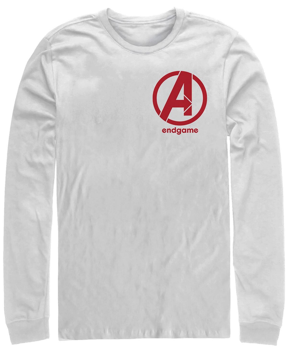 

Логотип marvel men's avengers endgame на левой стороне груди, футболка с длинным рукавом Fifth Sun, белый