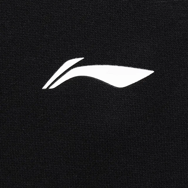 Детские трикотажные спортивные штаны с флисовой подкладкой Li-Ning, Black — фото 3