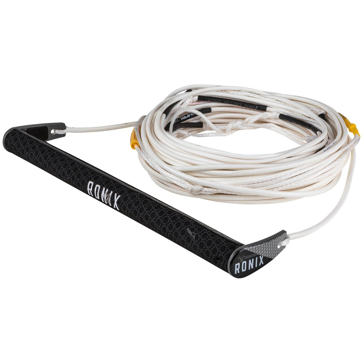

Комплект фал + рукоятка для вейкбординга Ronix Combo 6.0 Nylon BarLock Hide Grip + R6 80 ft Mainline 2023, белый