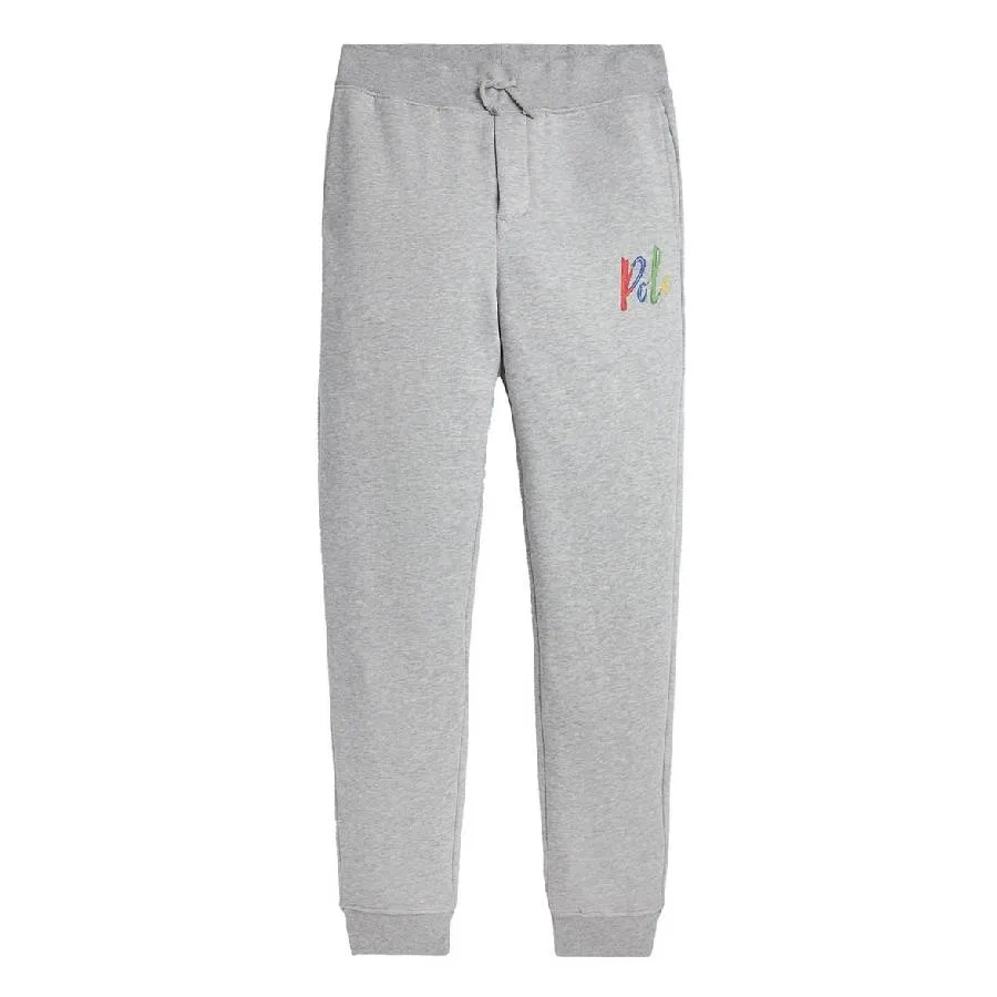 Спортивные штаны с принтом и кулиской Polo Ralph Lauren, Grey