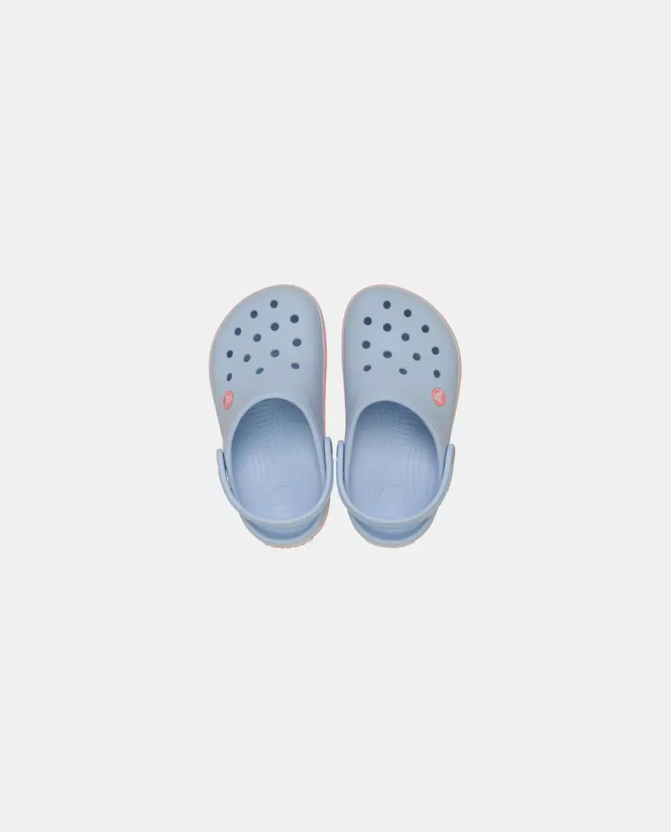 Детский сабо для девочек Croslite Crocband Clog Crocs, Azul Pálido — фото 3