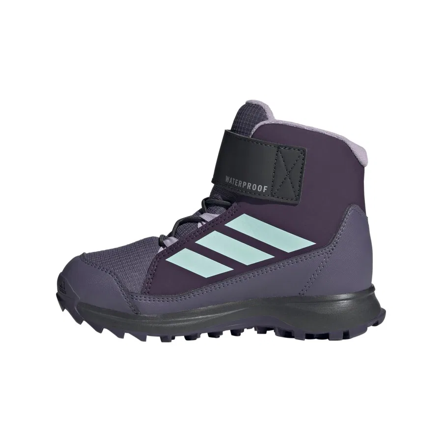 Детские зимние ботинки с мембраной TERREX SNOW CW adidas, Серый — фото 4