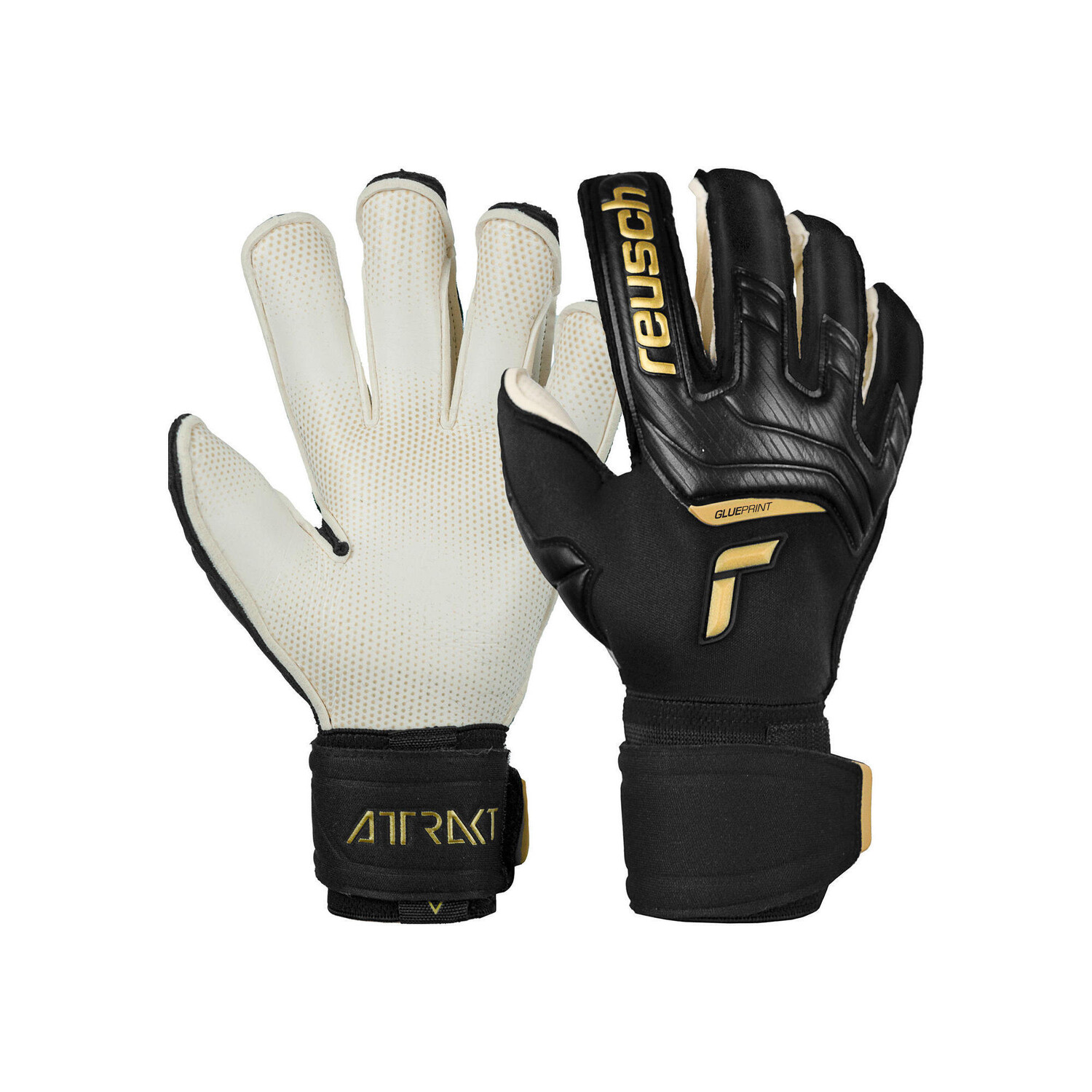 

Вратарские перчатки Reusch Attract Gold X GluePrint, черный