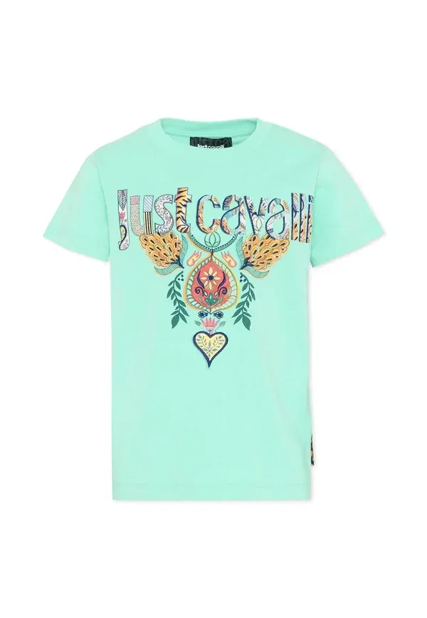 Футболка Just Cavalli, зеленый