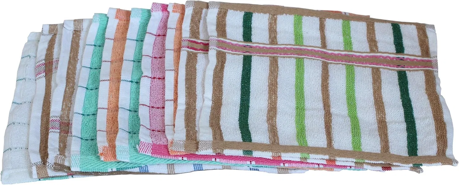Полотенце для рук, 100 шт, 23x23 см, мультиколор Generisch