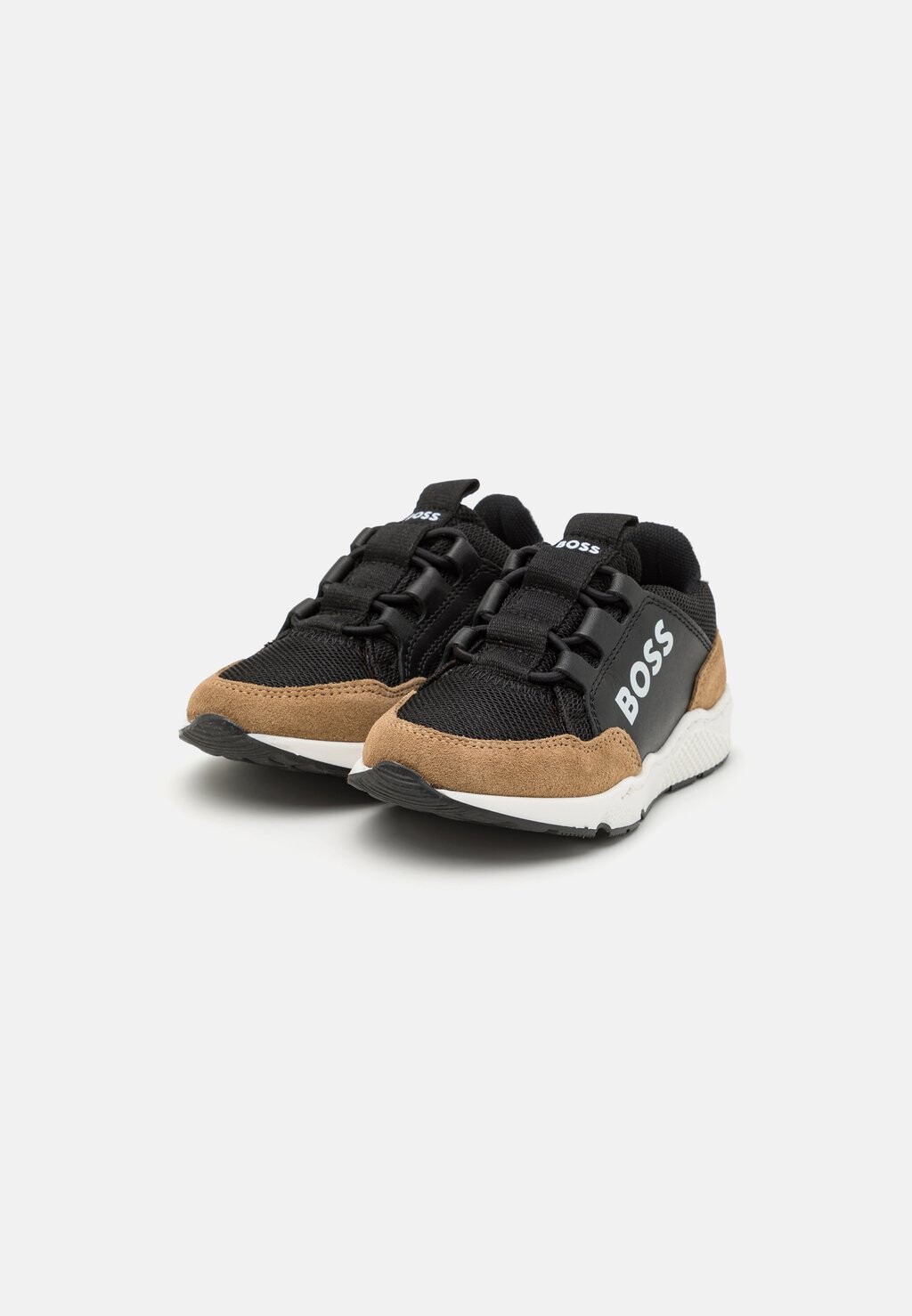 

Кроссовки на шнуровке TRAINERS UNISEX BOSS Kidswear, бежевый