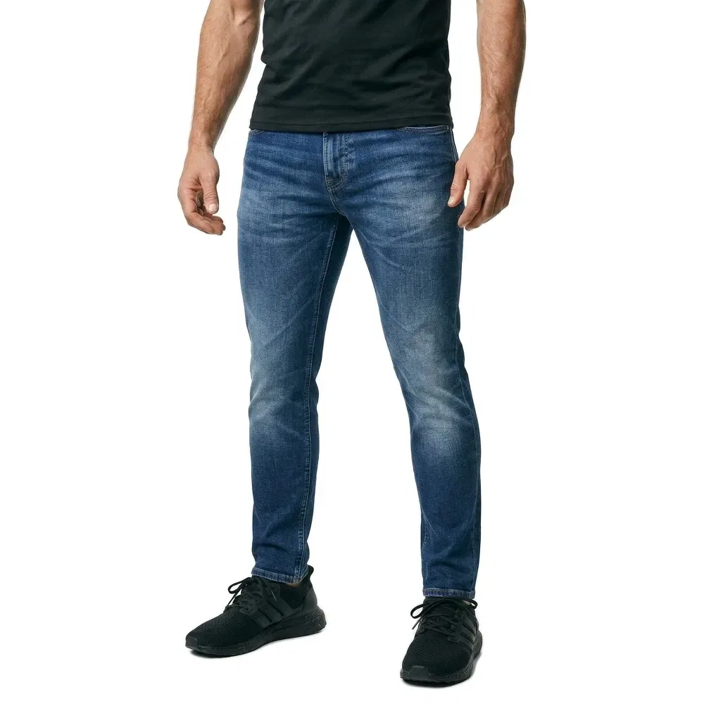 Мужские джинсы с зауженным кроем RE Maine BOSS, Blue — фото 3