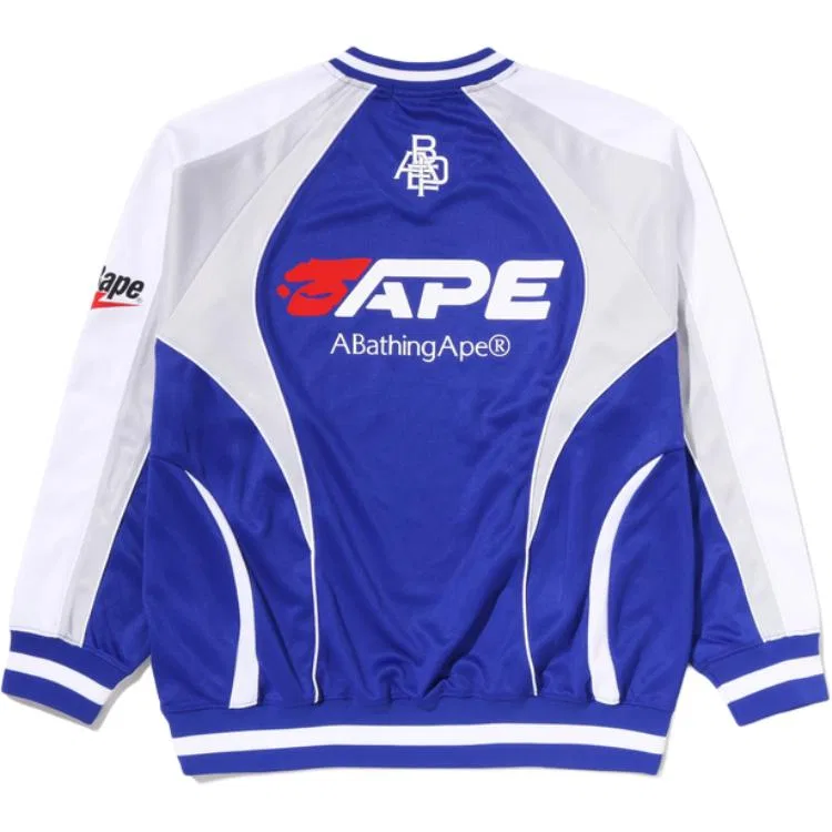 Детская футболка для мальчиков с V-образным вырезом FW26 Soccer Jerseys A BATHING APE, черный — фото 4