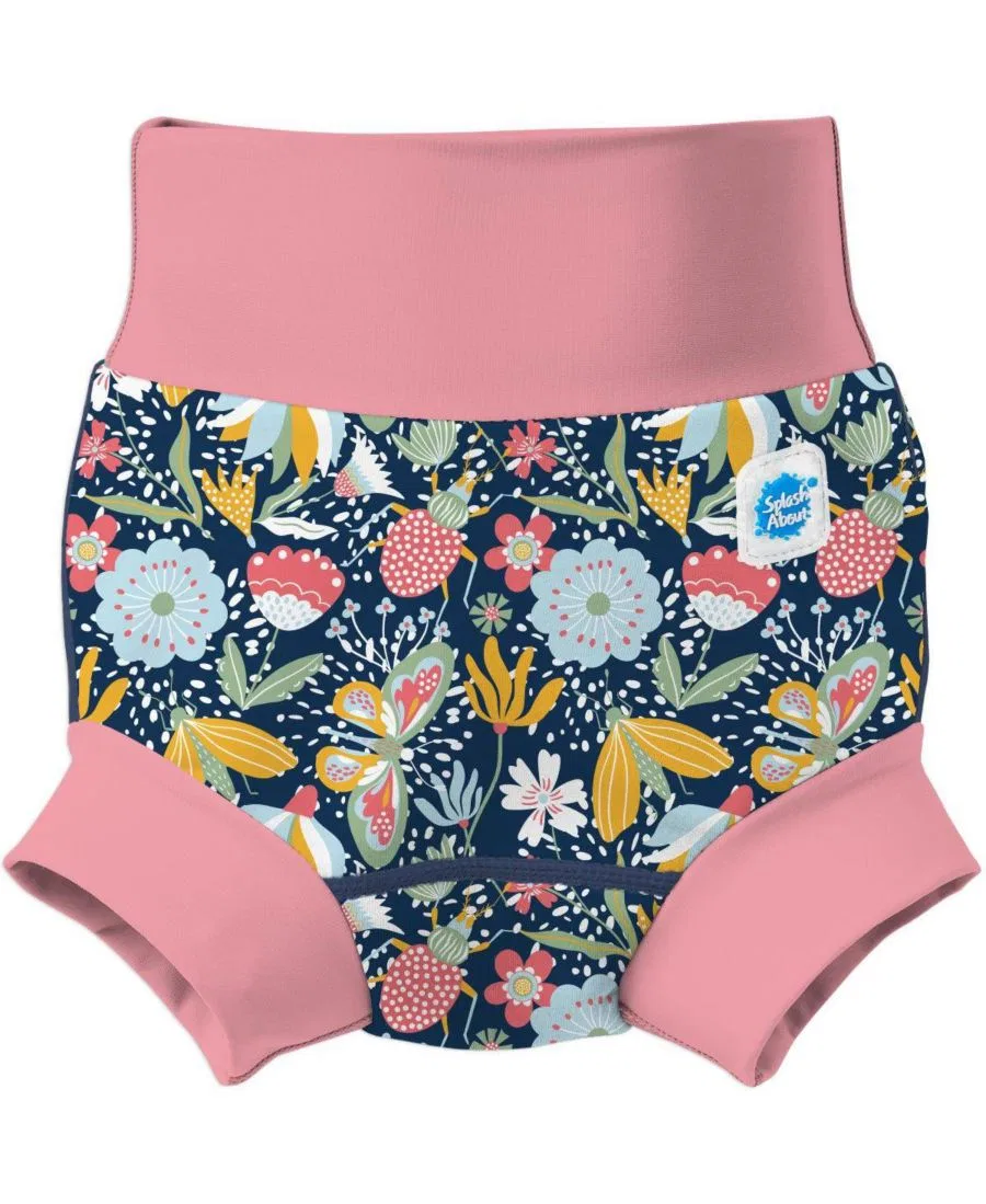 Плавательный подгузник Splash About Happy Nappy Duo, Garden Delight Pink