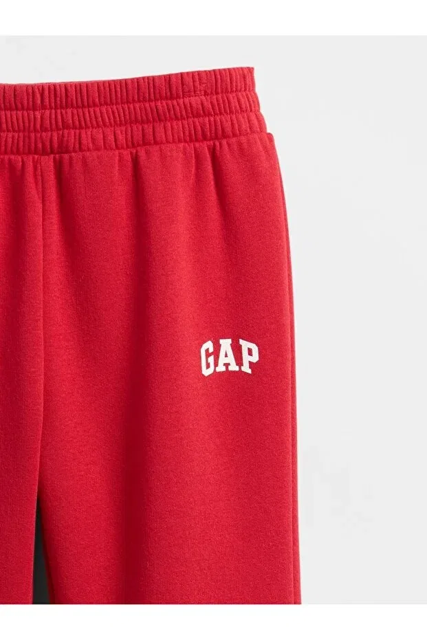 Детские спортивные штаны для девочек с принтом Gap, Red-002 — фото 2