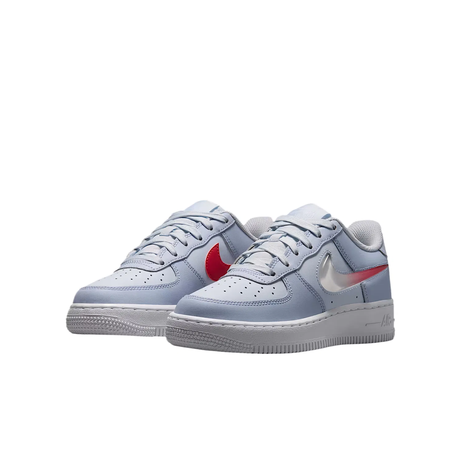 Кроссовки для скейтбординга Air Force 1, Nike, Soccer Gray/Phantom/White/Tropical Pink — фото 3
