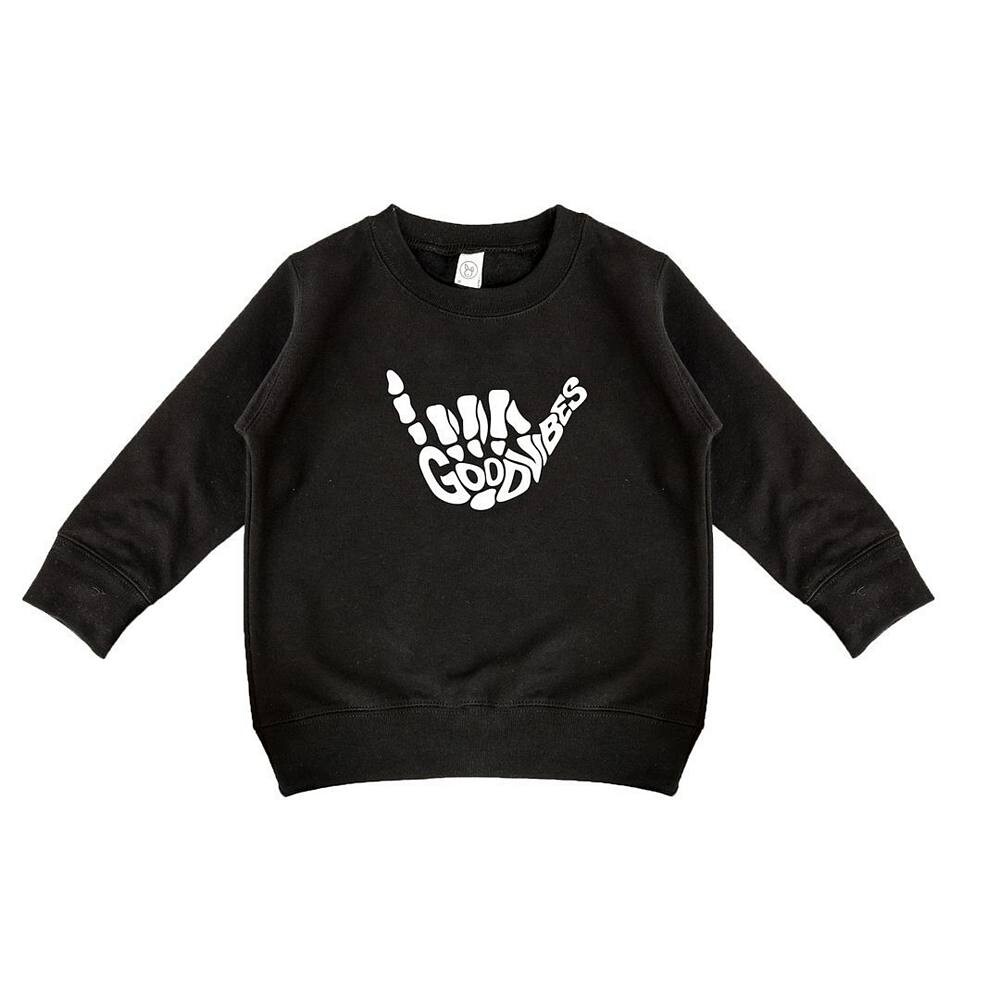 

Толстовка с рисунком скелета для малышей Good Vibes The Juniper Shop, черный