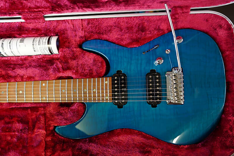 Ibanez Signature MM7 Martin Miller Trans Aqua Blue 7-струнная
