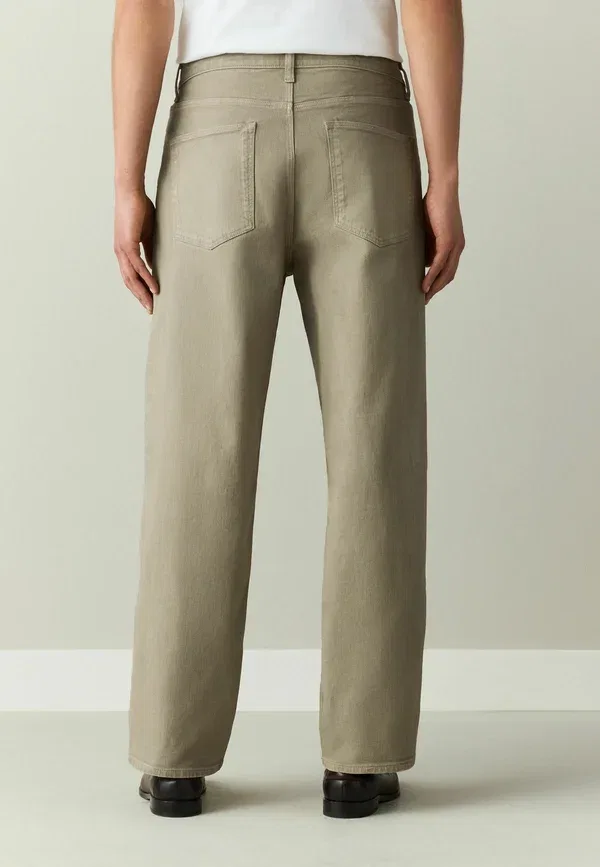 Джинсы деним Relaxed fit Next, khaki green, зеленый/хаки — фото 3