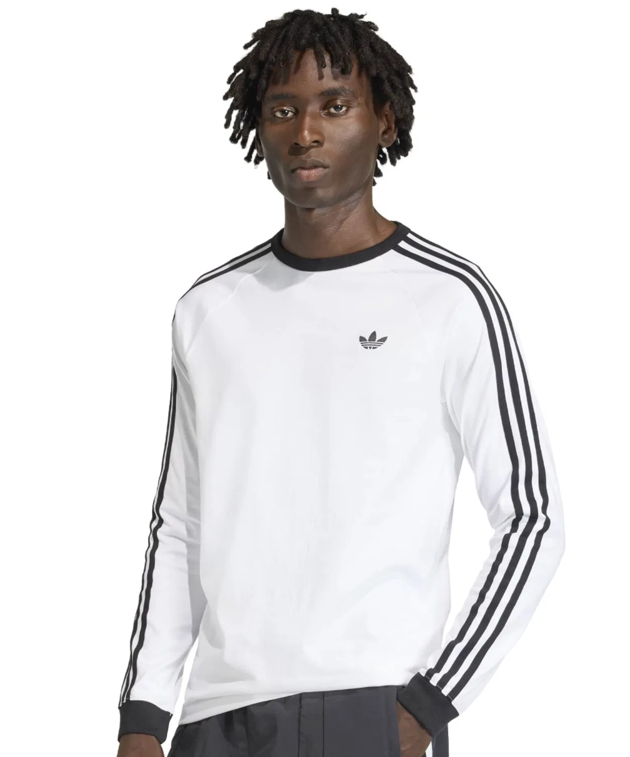 Мужская футболка с длинным рукавом 3-STRIPES LONGSLEEVE TEE Adidas, White