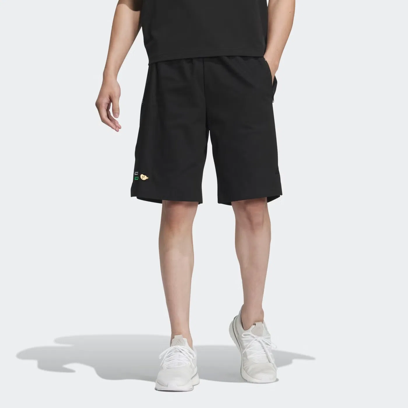 Шорты с принтом Graphic woven Adidas, черный — фото 2