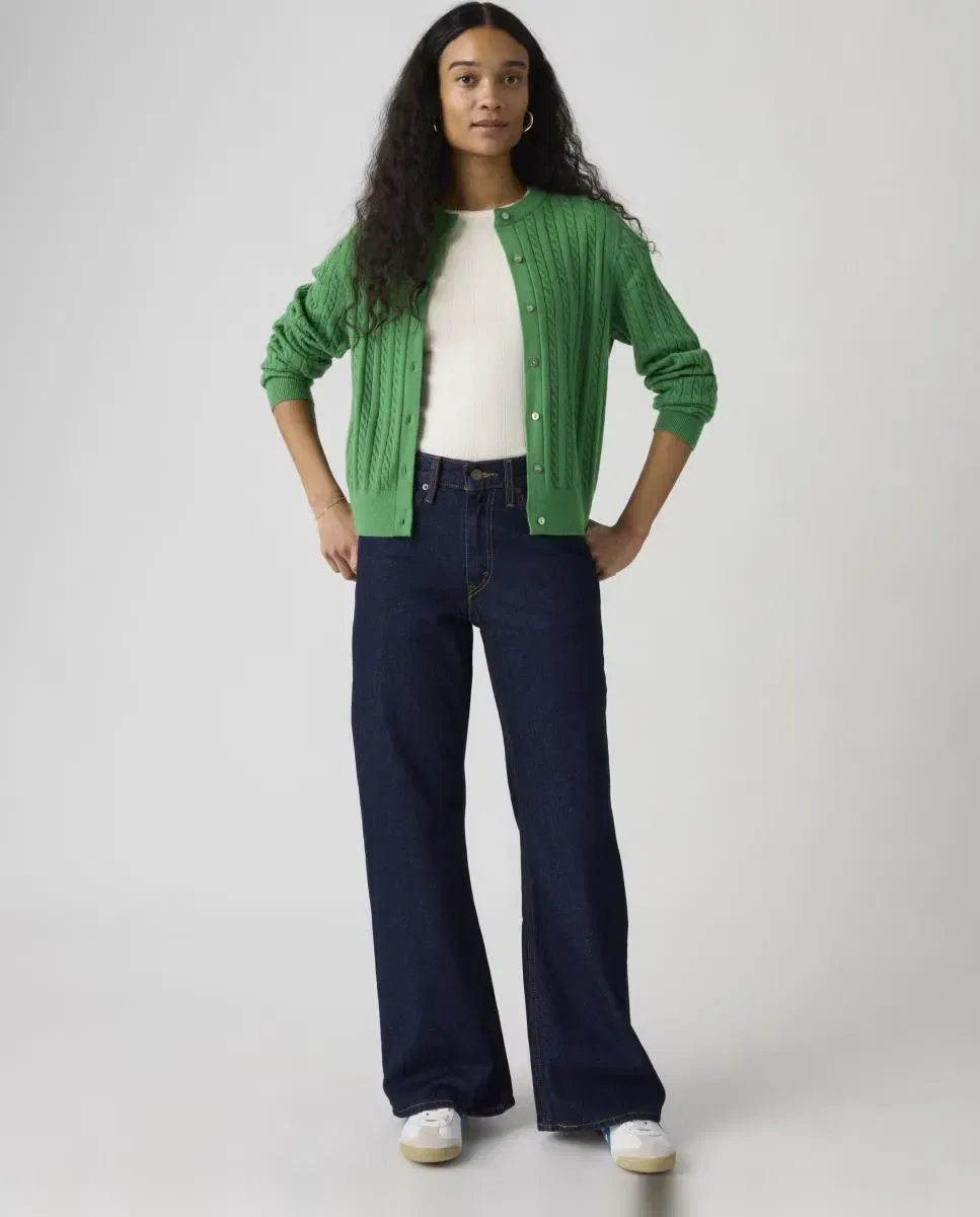 Женские джинсы-клеш с завышенной талией Levi's, Azul Índigo — фото 4
