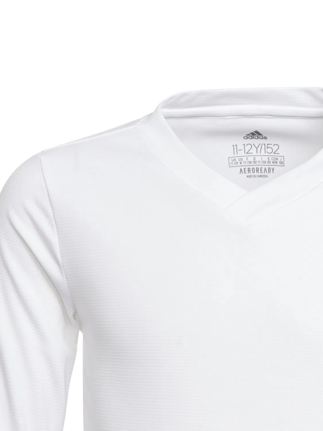 Футболка с длинным рукавом Team Base adidas, белый — фото 3