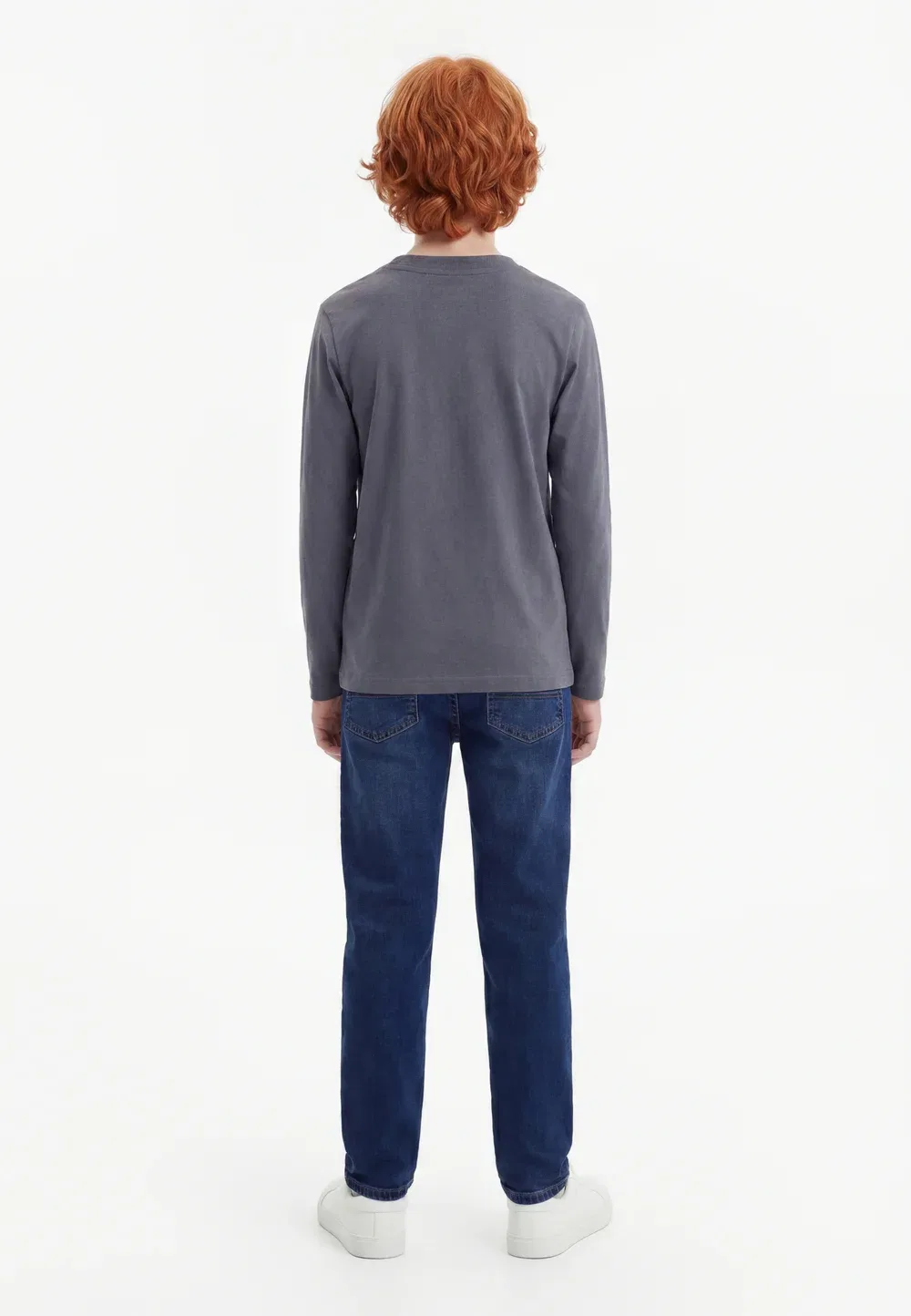 Комплект из двух футболок Jjtom с круглым вырезом и длинными рукавами Jack & Jones Junior, Navy — фото 2