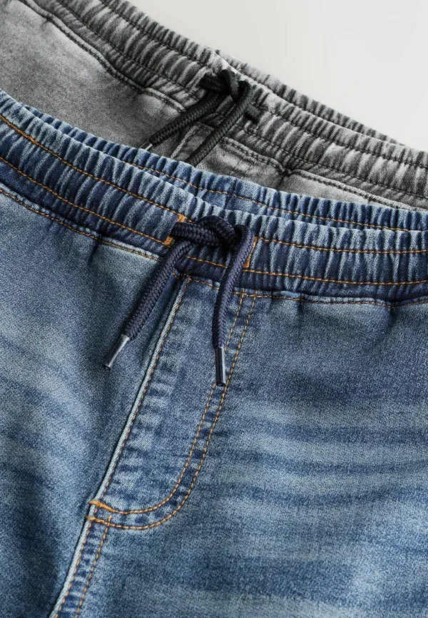 Джинсы tapered fit 2 pack Next Grey Blue, синий/серый — фото 4