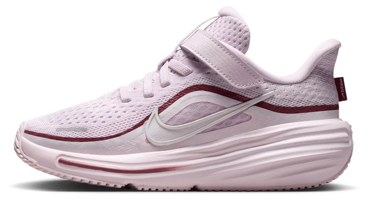 Детские кроссовки для мальчиков с дышащим верхом Nike Winflo 12, Bleached Lilac/Sail/Pearl Pink — фото 2