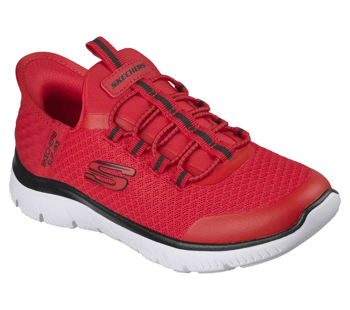 Детские слипоны Summits - High Range Skechers, красный/черный — фото 4