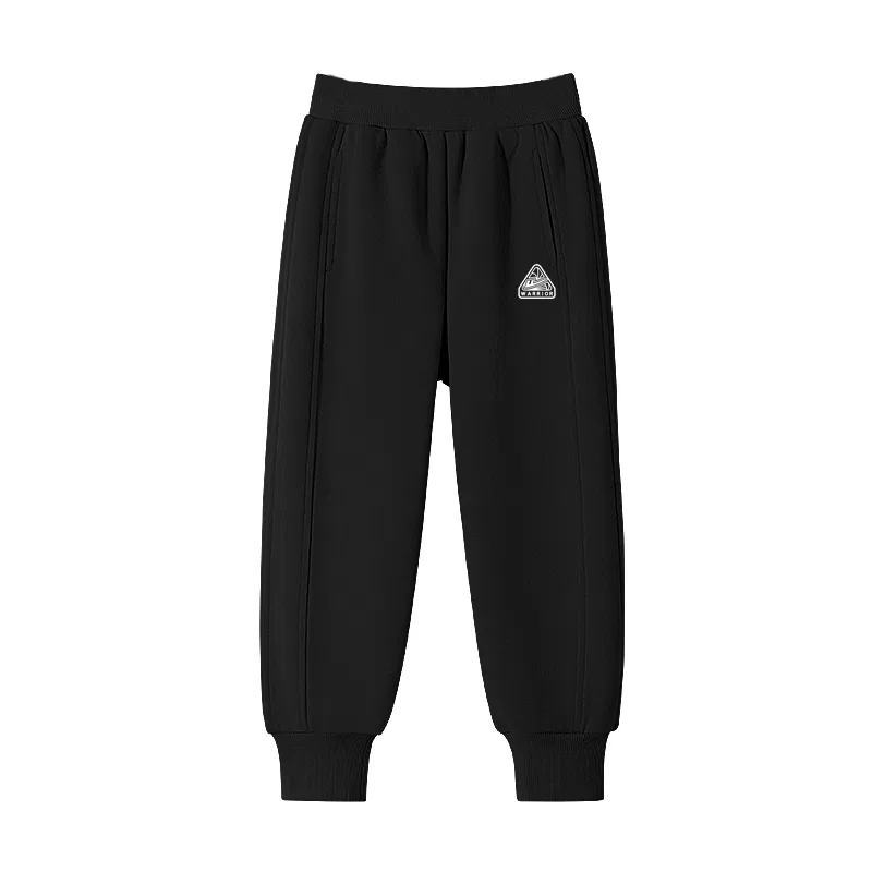 Детские спортивные штаны с логотипом Black/White Triangle Logo K WARRIOR